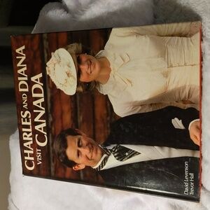 Collins| Charles and Diana Visit Canada Vintage Coffee Table Book
